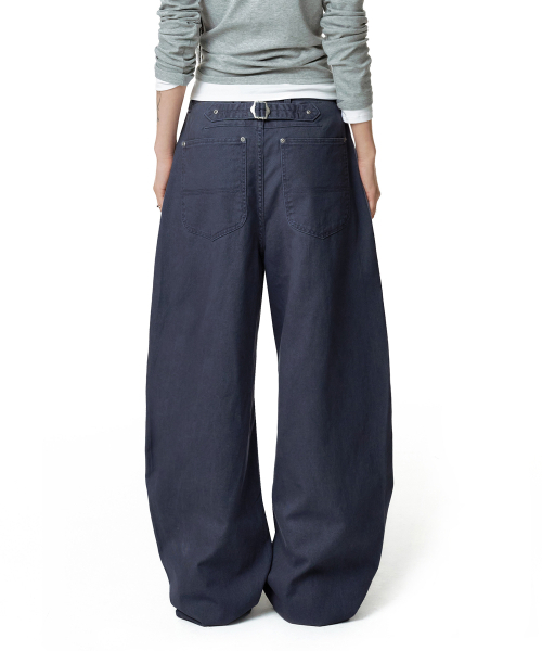 DECET WOMEN（デケット ウーマン）の「Cinchback バレルワイドパンツ DCWPT022NAVY（その他パンツ・レディース・その他・SMALL/MEDIUM/LARGE/X-SMALL）」の10枚目の写真