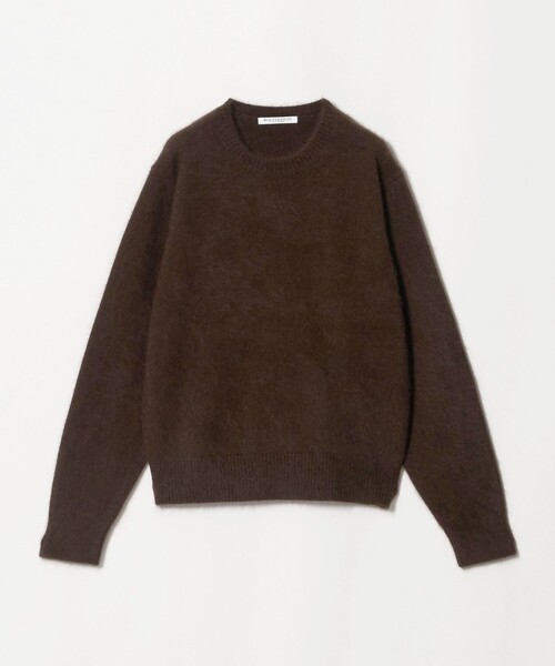 BEAUTY&YOUTH UNITED ARROWS(ビューティーアンドユースユナイテッドアローズ)の「フォックスカシミヤブレンド クルーネック ニットプルオーバー(ニット/セーター・レディース・ダークブラウン/ナチュラル/ブラック/レッド・FREE)」の3枚目の写真