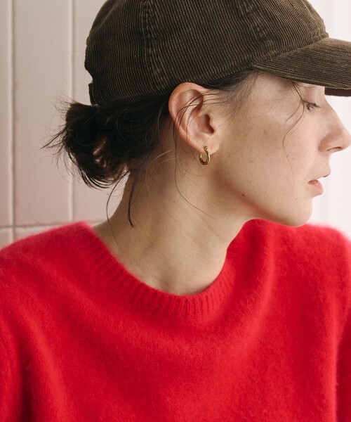 BEAUTY&YOUTH UNITED ARROWS(ビューティーアンドユースユナイテッドアローズ)の「フォックスカシミヤブレンド クルーネック ニットプルオーバー(ニット/セーター・レディース・ダークブラウン/ナチュラル/ブラック/レッド・FREE)」の7枚目の写真