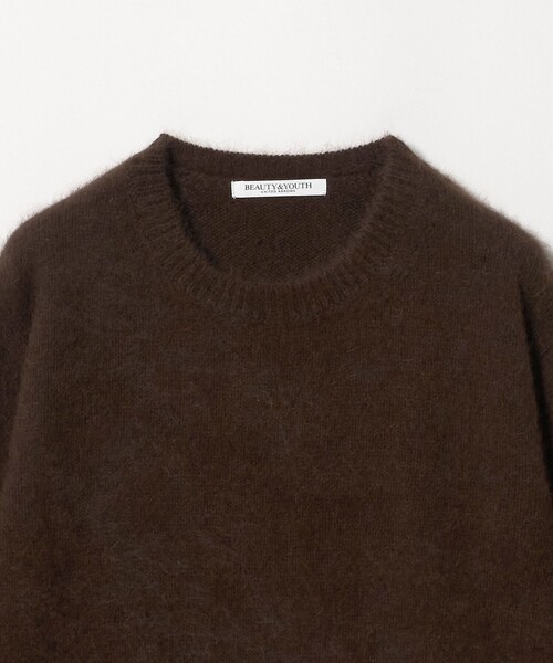 BEAUTY&YOUTH UNITED ARROWS(ビューティーアンドユースユナイテッドアローズ)の「フォックスカシミヤブレンド クルーネック ニットプルオーバー(ニット/セーター・レディース・ダークブラウン/ナチュラル/ブラック/レッド・FREE)」の18枚目の写真