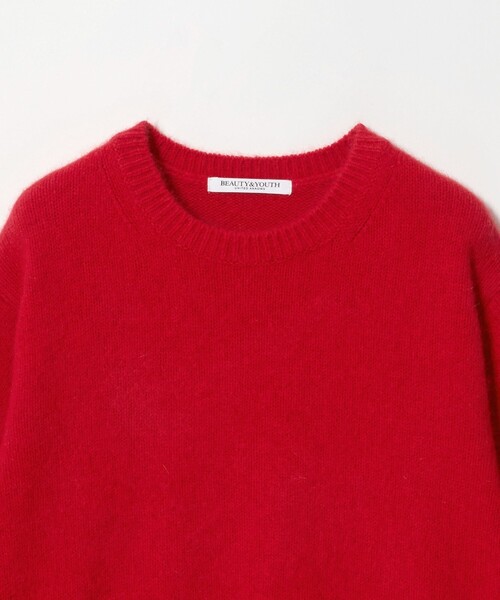 BEAUTY&YOUTH UNITED ARROWS(ビューティーアンドユースユナイテッドアローズ)の「フォックスカシミヤブレンド クルーネック ニットプルオーバー(ニット/セーター・レディース・ダークブラウン/ナチュラル/ブラック/レッド・FREE)」の22枚目の写真
