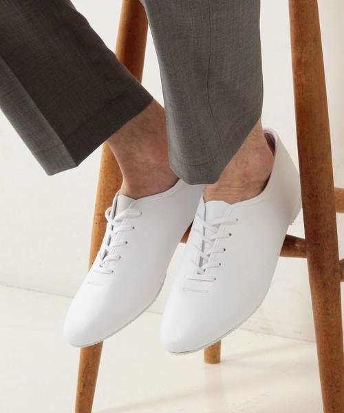 希少サイズ♥CATWORTH♥レザー バレエシューズ ホワイト UNITED ARROWS（ユナイテッドアローズ）の「＜CATWORTH