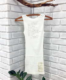 OLD BETTY'S（オールドベティーズ）の「ALOHA Cotton Rib Tank Top/コットンリブタンクトップ（タンクトップ）」