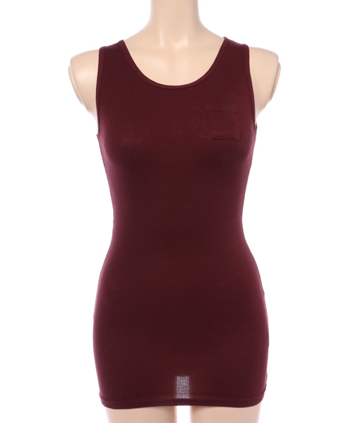 OLD BETTY'S（オールドベティーズ）の「ALOHA Cotton Rib Tank Top/コットンリブタンクトップ（タンクトップ・レディース・オフホワイト/キナリ/ベージュ/サンドベージュ/ボルドー/ネイビー/ラベンダー/アイボリー/ブラック/グレイッシュベージュ/レッド・FREE）」の21枚目の写真