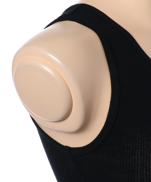 OLD BETTY'S（オールドベティーズ）の「ALOHA Cotton Rib Tank Top/コットンリブタンクトップ（タンクトップ・レディース・オフホワイト/キナリ/ベージュ/サンドベージュ/ボルドー/ネイビー/ラベンダー/アイボリー/ブラック/グレイッシュベージュ/レッド・FREE）」の12枚目の写真