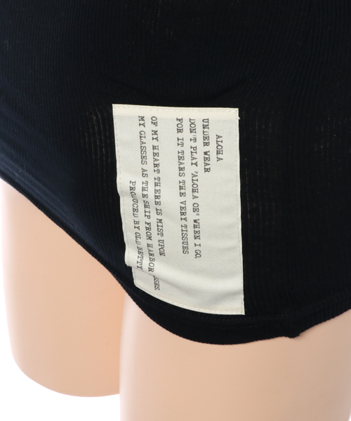 OLD BETTY'S（オールドベティーズ）の「ALOHA Cotton Rib Tank Top/コットンリブタンクトップ（タンクトップ・レディース・オフホワイト/キナリ/ベージュ/サンドベージュ/ボルドー/ネイビー/ラベンダー/アイボリー/ブラック/グレイッシュベージュ/レッド・FREE）」の15枚目の写真