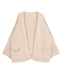 titivate | ﾛｰｹﾞｰｼﾞﾆｯﾄｶｰﾃﾞｨｶﾞﾝ(カーディガン/ボレロ)