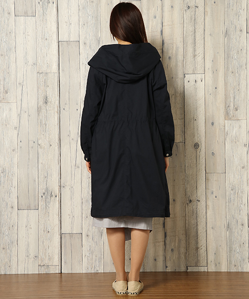 LBC（エルビーシー）の「着流しモッズコート（モッズコート・レディース・ブルー系その他/ベージュ/ライトグレー・M/L/LARGE/MEDIUM）」の13枚目の写真