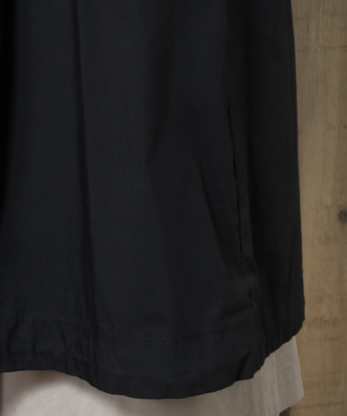 LBC（エルビーシー）の「着流しモッズコート（モッズコート・レディース・ブルー系その他/ベージュ/ライトグレー・M/L/LARGE/MEDIUM）」の6枚目の写真