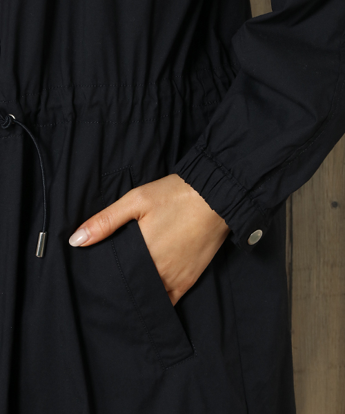 LBC（エルビーシー）の「着流しモッズコート（モッズコート・レディース・ブルー系その他/ベージュ/ライトグレー・M/L/LARGE/MEDIUM）」の7枚目の写真