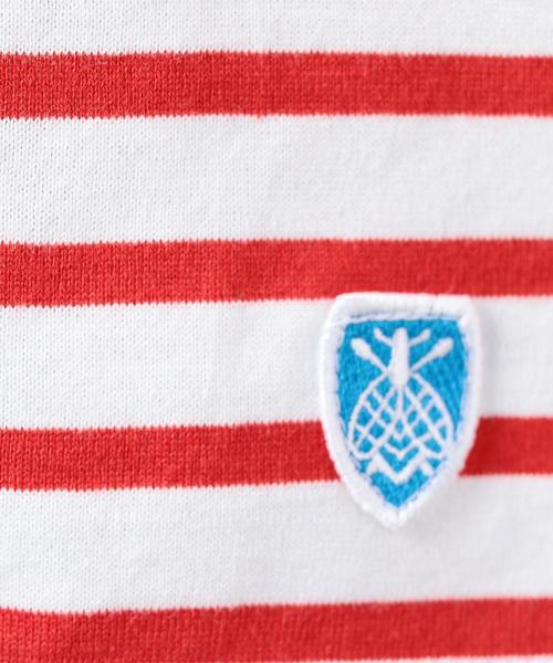 BEAUTY&YOUTH UNITED ARROWS（ビューティーアンドユースユナイテッドアローズ）の「＜ORCIVAL＞ワイドボーダーロングスリーブプルオーバー（Tシャツ/カットソー・レディース・ホワイト/レッド/ネイビー・FREE）」の12枚目の写真