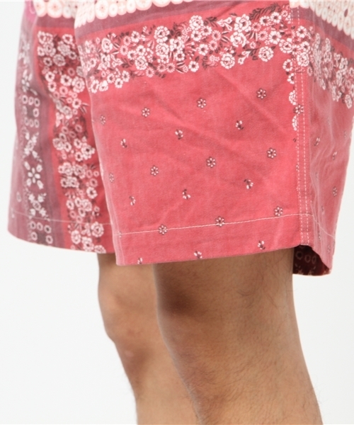 GREEN BOWL(グリーンボウル)の「GREENBOWL Bandana Pattern Easy Short Pants/グリーンボウルバンダナパターンイージーショートパンツ(その他パンツ・メンズ・イエロー/レッド・38/36)」の9枚目の写真