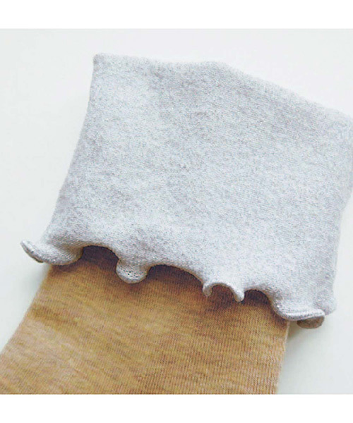 シロップ．（シロップ．）の「お弁当靴下（ソックス/靴下・レディース・ホワイト/ベージュ・ONE SIZE）」の6枚目の写真