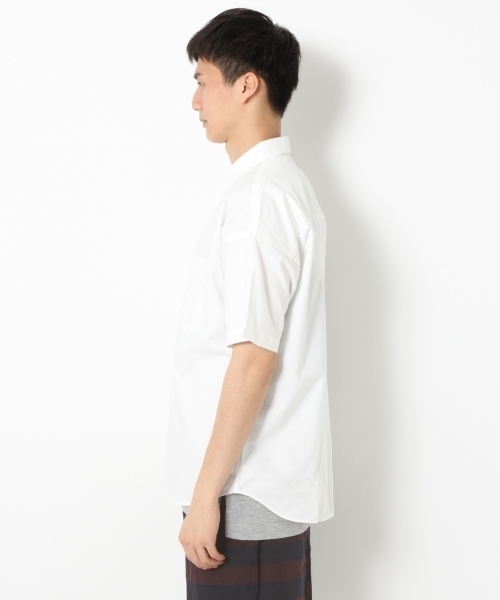 GLOBAL WORK（グローバルワーク）の「【吸水速乾】オックスBIGプルオーバー/740582（シャツ/ブラウス・メンズ・ライトブルー/ホワイト/レッド・SMALL/LARGE/X-LARGE/MEDIUM）」の18枚目の写真