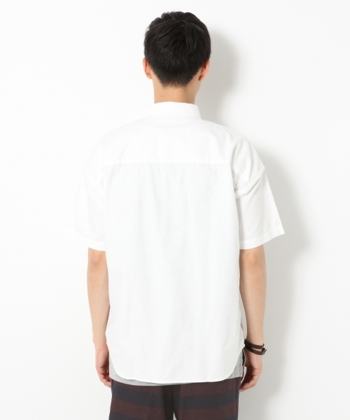 GLOBAL WORK（グローバルワーク）の「【吸水速乾】オックスBIGプルオーバー/740582（シャツ/ブラウス・メンズ・ライトブルー/ホワイト/レッド・SMALL/LARGE/X-LARGE/MEDIUM）」の19枚目の写真