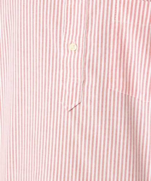 GLOBAL WORK（グローバルワーク）の「【吸水速乾】オックスBIGプルオーバー/740582（シャツ/ブラウス・メンズ・ライトブルー/ホワイト/レッド・SMALL/LARGE/X-LARGE/MEDIUM）」の13枚目の写真