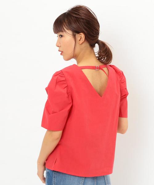 Another Edition(アナザーエディション)の「パフスリーブブラウス3 ◆(シャツ/ブラウス・レディース・レッド/ブラック/オフホワイト・FREE)」の1枚目の写真