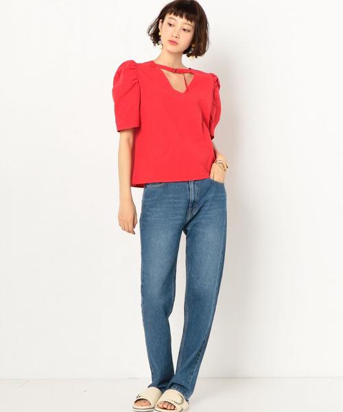 Another Edition(アナザーエディション)の「パフスリーブブラウス3 ◆(シャツ/ブラウス・レディース・レッド/ブラック/オフホワイト・FREE)」の7枚目の写真