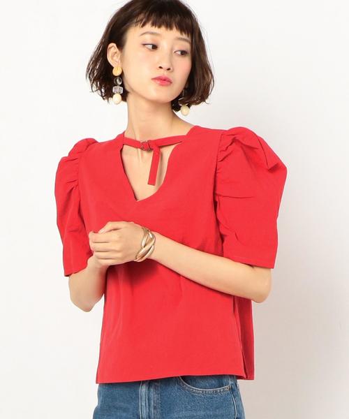 Another Edition(アナザーエディション)の「パフスリーブブラウス3 ◆(シャツ/ブラウス・レディース・レッド/ブラック/オフホワイト・FREE)」の20枚目の写真