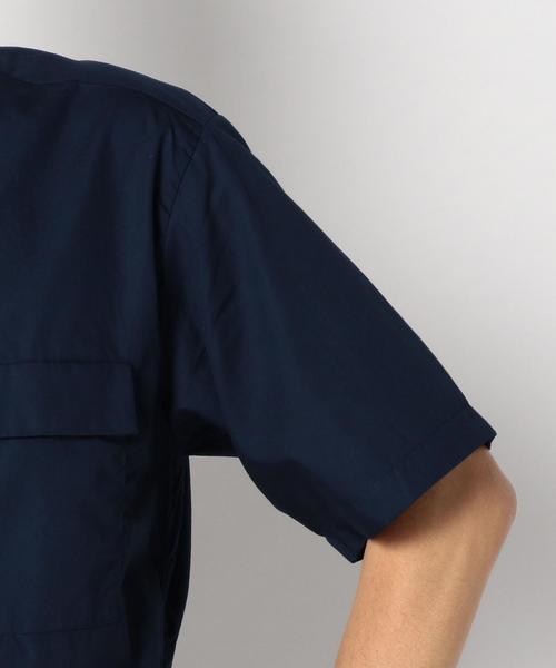 SHIPS JET BLUE（シップスジェットブルー）の「INFLUENCE×SHIPS JET BLUE: リラックス ショートスリーブシャツ（シャツ/ブラウス・メンズ・ネイビー/オリーブ/ブラック・SMALL/LARGE/MEDIUM）」の8枚目の写真