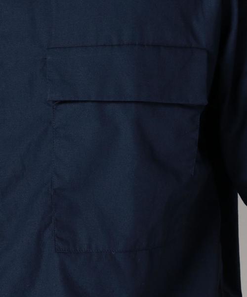 SHIPS JET BLUE（シップスジェットブルー）の「INFLUENCE×SHIPS JET BLUE: リラックス ショートスリーブシャツ（シャツ/ブラウス・メンズ・ネイビー/オリーブ/ブラック・SMALL/LARGE/MEDIUM）」の10枚目の写真