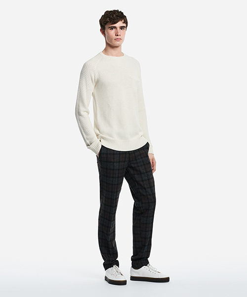 Saturdays NYC(サタデーズ ニューヨークシティ )の「Keith Sweater(ニット/セーター・メンズ・ブラック/オフホワイト・L/XS/M/S/XL)」の4枚目の写真