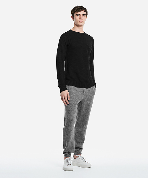 Saturdays NYC(サタデーズ ニューヨークシティ )の「Keith Sweater(ニット/セーター・メンズ・ブラック/オフホワイト・L/XS/M/S/XL)」の8枚目の写真