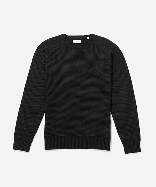 Saturdays NYC(サタデーズ ニューヨークシティ )の「Keith Sweater(ニット/セーター・メンズ・ブラック/オフホワイト・L/XS/M/S/XL)」の11枚目の写真