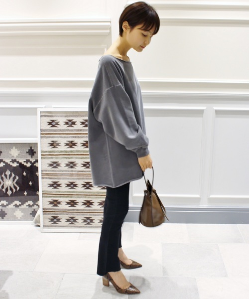 Plage プラージュ DENIM SEMI FLARED パンツ グレー Plage プラージュ DENIM SEMI FLARED パンツ グレー plage（プラージュ