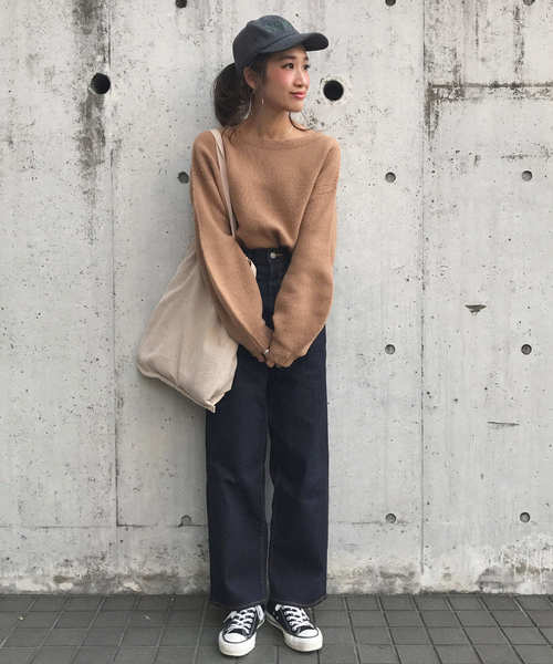 STUDIOUS（ステュディオス）の「【WEARISTA yan コラボ】デニムストレートパンツ（デニムパンツ・レディース・インディゴブルー・MEDIUM/SMALL）」の4枚目の写真