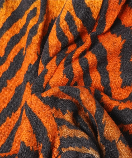 CASPER JOHN（キャスパージョン）の「【MANGROVE SELECT】 HealthKnit  CRAZY ZEBRA レギンス　（レギンス/スパッツ・メンズ・グリーン/オレンジ・LARGE/MEDIUM）」の5枚目の写真