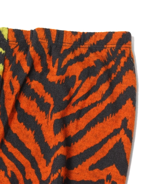 CASPER JOHN（キャスパージョン）の「【MANGROVE SELECT】 HealthKnit  CRAZY ZEBRA レギンス　（レギンス/スパッツ・メンズ・グリーン/オレンジ・LARGE/MEDIUM）」の6枚目の写真