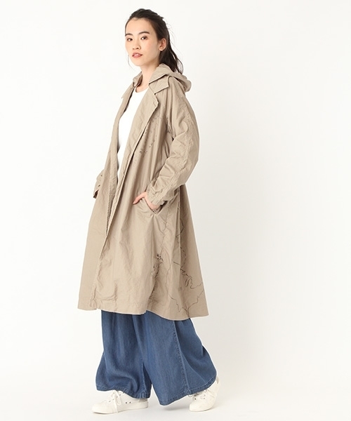 niko and...(ニコアンド)の「TCワッフルクルーネックプルオーバー(Tシャツ/カットソー・レディース・ホワイト/ブラック/グレー/オレンジ・MEDIUM/LARGE)」の7枚目の写真