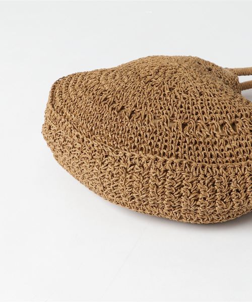 RIVE DROITE（リヴドロワ）の「ドラムペーパーBAG（ショルダーバッグ・レディース・ブラウン・FREE）」の2枚目の写真