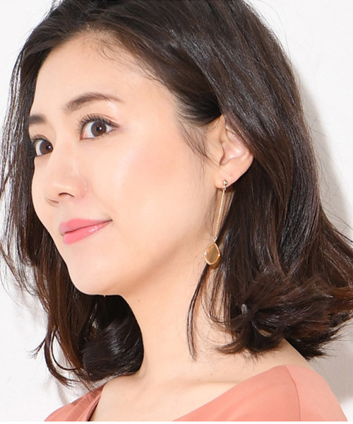 RIVE DROITE（リヴドロワ）の「カラーモチーフ　ピアス（ピアス（両耳用）・レディース・イエロー/グリーン・FREE）」の2枚目の写真