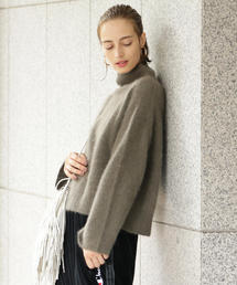 BEAUTY&YOUTH UNITED ARROWS | BY∴ ヘアリー天竺ハイネックニット(ニット/セーター)