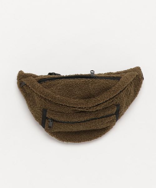 VENCEEXCHANGE(ヴァンスエクスチェンジ)の「ボアウエストポーチ(ショルダーバッグ・レディース・ブラック/オフホワイト/オリーブ・FREE)」の10枚目の写真