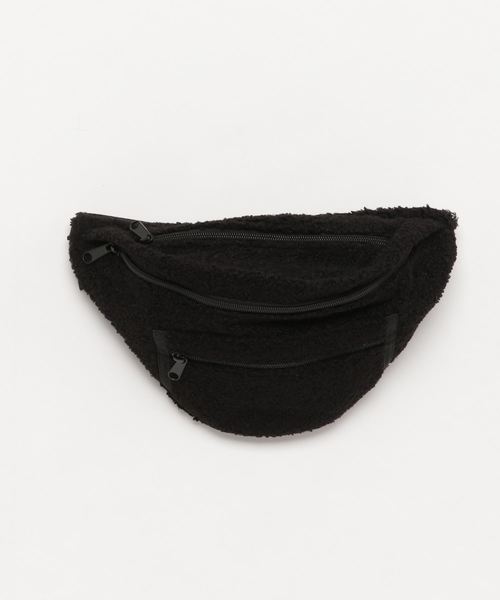 VENCEEXCHANGE(ヴァンスエクスチェンジ)の「ボアウエストポーチ(ショルダーバッグ・レディース・ブラック/オフホワイト/オリーブ・FREE)」の3枚目の写真