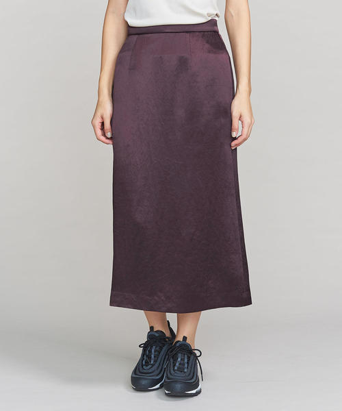 BEAUTY&YOUTH UNITED ARROWS(ビューティーアンドユースユナイテッドアローズ)の「BY サテンタイトスカート ◆(スカート・レディース・オリーブ/ネイビー/ダークブラウン・LARGE/MEDIUM/SMALL)」の17枚目の写真