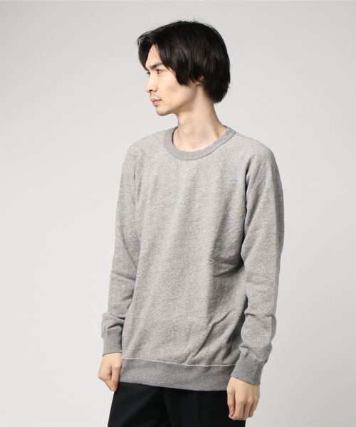 Good On（グッドオン）の「グッドオン LONG SLEEVE RAGLAN CREW SWEAT GOBW-101（スウェット・メンズ・ブラック/ネイビー/グレー/オリーブ/イエロー・S/M/L/LL）」の3枚目の写真