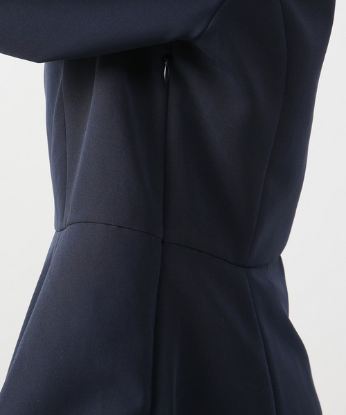 JOINT WORKS（ジョイントワークス）の「テアライカ　Wクロスセットアップ　ブラウス×パンツ（ワンピース・レディース・ベージュ/ネイビー・FREE）」の4枚目の写真