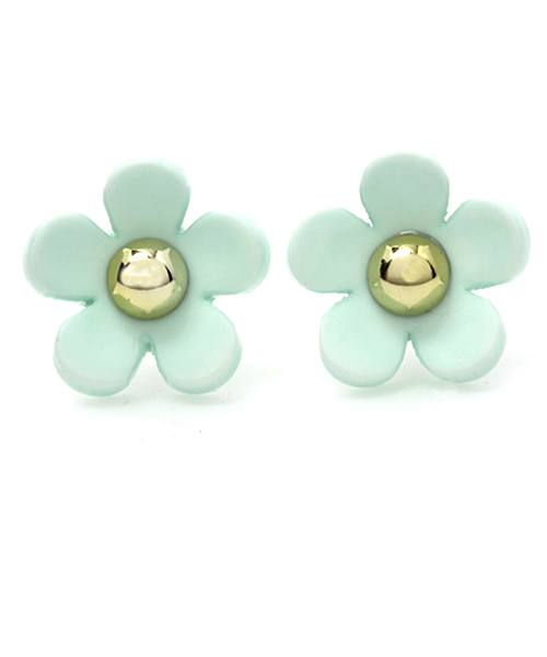 mystic（ミスティック）の「小フラワーピアス（ピアス（両耳用）・レディース・その他22/アイボリー/ベージュ/ブラック/ミント・ﾌﾘ-）」の5枚目の写真