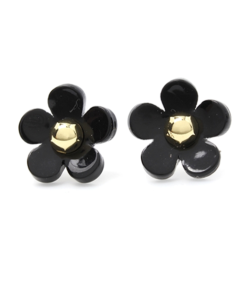 mystic（ミスティック）の「小フラワーピアス（ピアス（両耳用）・レディース・その他22/アイボリー/ベージュ/ブラック/ミント・ﾌﾘ-）」の3枚目の写真