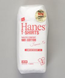 HANES | 【HANES/ヘインズ】ＪＡＰＡＮ　ＦＩＴ　ＣＲＥＷ/ジャパンフィット/2P/パックTシャツ　無地(Tシャツ/カットソー)