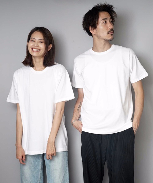 HANES（ヘインズ）の「【HANES/ヘインズ】ＪＡＰＡＮ　ＦＩＴ　ＣＲＥＷ/ジャパンフィット/2P/パックTシャツ　無地（Tシャツ/カットソー・メンズ・ホワイト・SMALL/LARGE/X-LARGE/MEDIUM）」の4枚目の写真