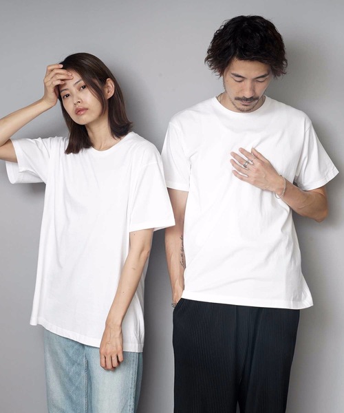 HANES（ヘインズ）の「【HANES/ヘインズ】ＪＡＰＡＮ　ＦＩＴ　ＣＲＥＷ/ジャパンフィット/2P/パックTシャツ　無地（Tシャツ/カットソー・メンズ・ホワイト・SMALL/LARGE/X-LARGE/MEDIUM）」の3枚目の写真