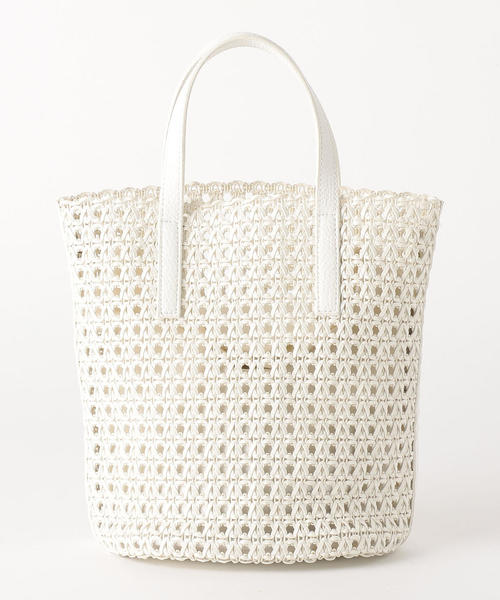 green label relaxing（グリーンレーベルリラクシング）の「∵FM ツツガタ MESH 2WAY バッグ（ショルダーバッグ・レディース・ホワイト/シルバー/ブラック/ピンク・FREE）」の13枚目の写真