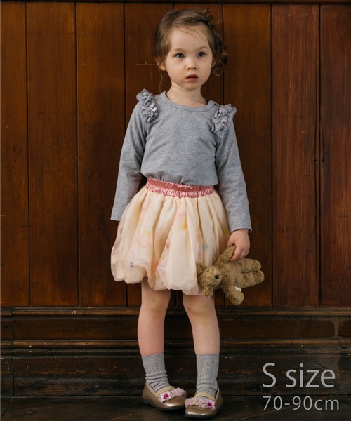 panpantutu(�p���p���`���`��)�̂��Ԃƃ��{���̃o���[���X�J�[�g�yS/70-90cm�z(�X�J�[�g)