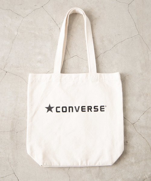 CONVERSE(コンバース)の「∴WEGO/CONVERSE別注キャンバストートバッグ(トートバッグ・メンズ・ブラック/ネイビー/レッド・FREE)」の5枚目の写真