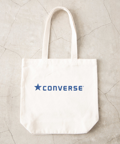 CONVERSE(コンバース)の「∴WEGO/CONVERSE別注キャンバストートバッグ(トートバッグ・メンズ・ブラック/ネイビー/レッド・FREE)」の6枚目の写真